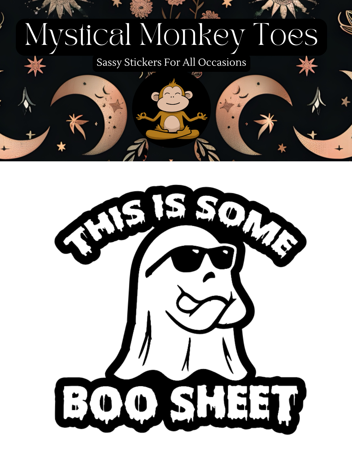 Funny This Is Some Boo Sheet Sticker