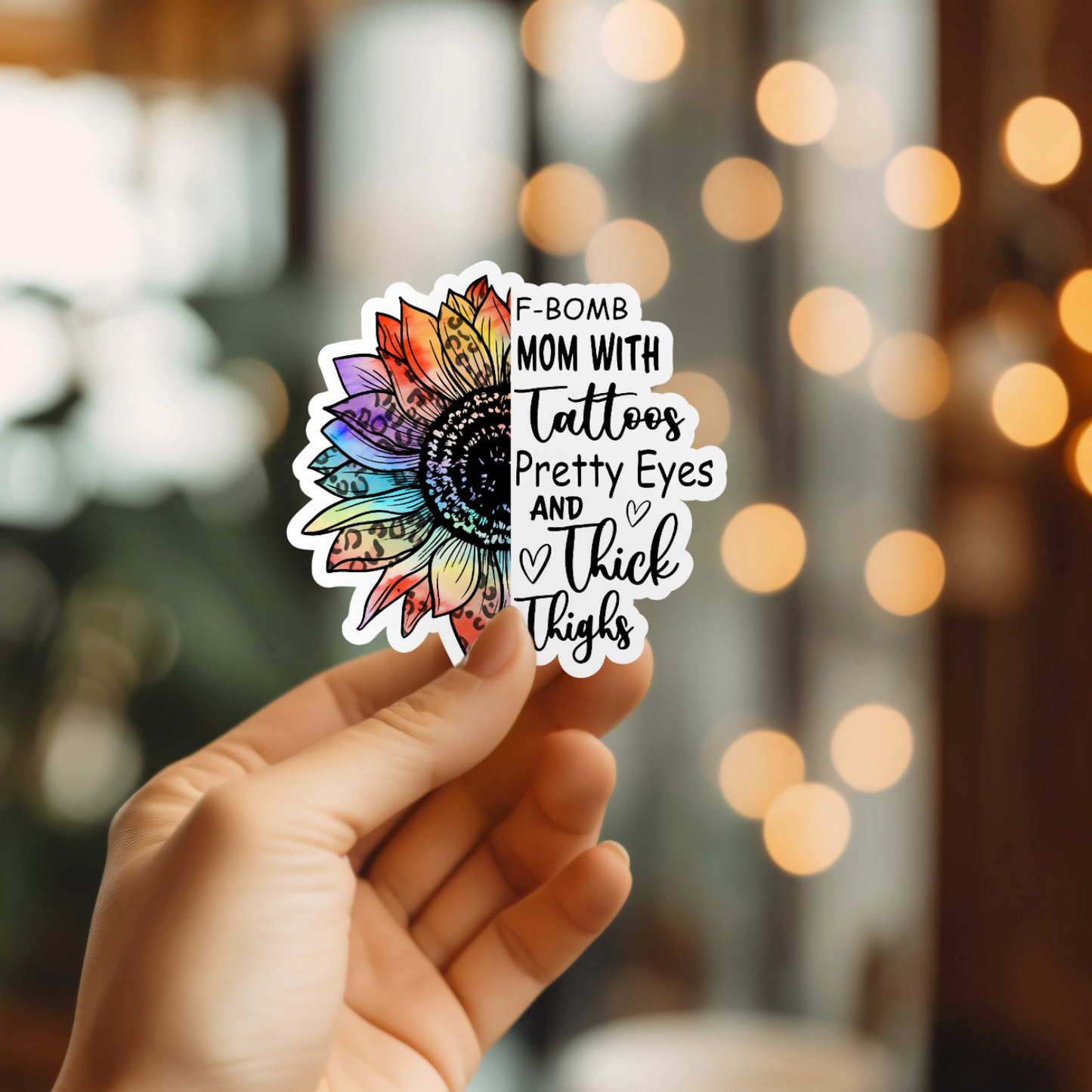 Funny F-Bomb Mom Vinyl Sticker