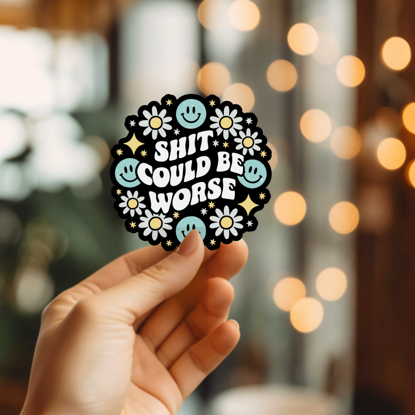 Funny Shit Could Be Worse Vinyl Sticker