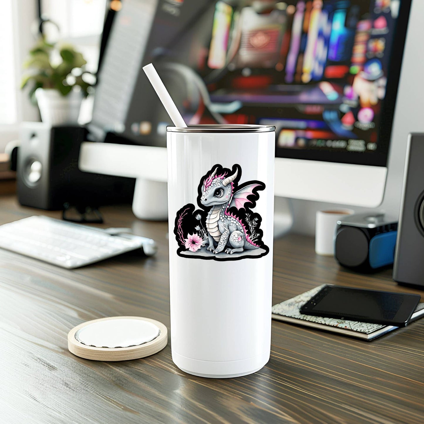 Super Cute Dragon Vinyl Sticker