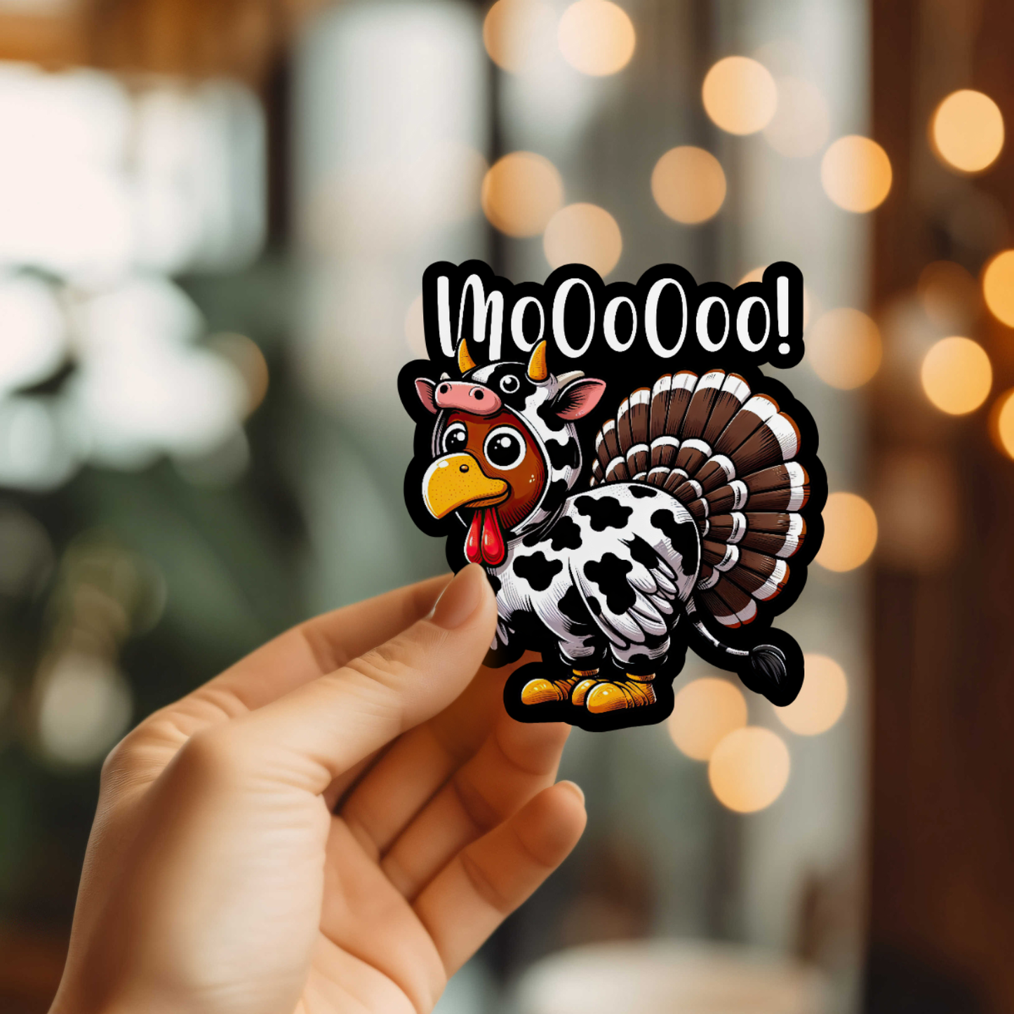 Funny Turkey Sticker