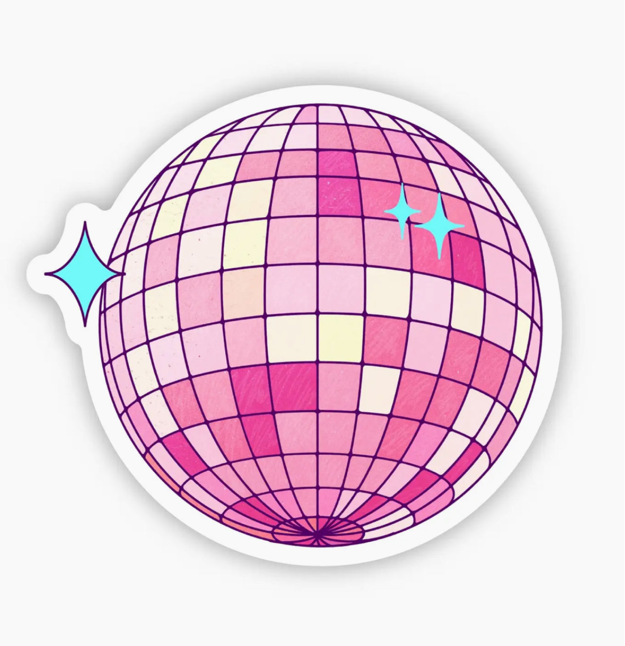 Disco Ball Vinyl Sticker