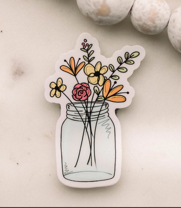 Original Mason Jar Vinyl Sticker