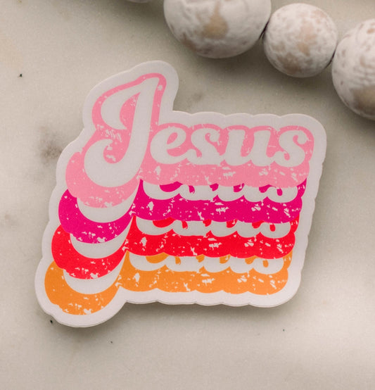 Jesus Stacked Pink Vinyl