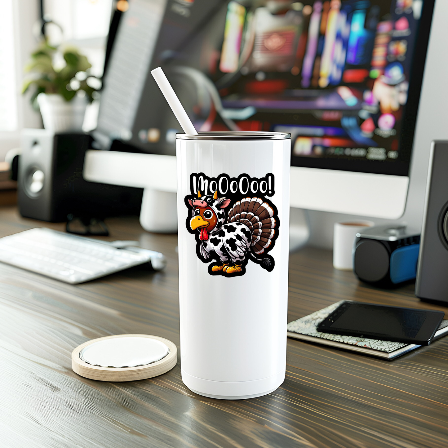 Funny Turkey Sticker